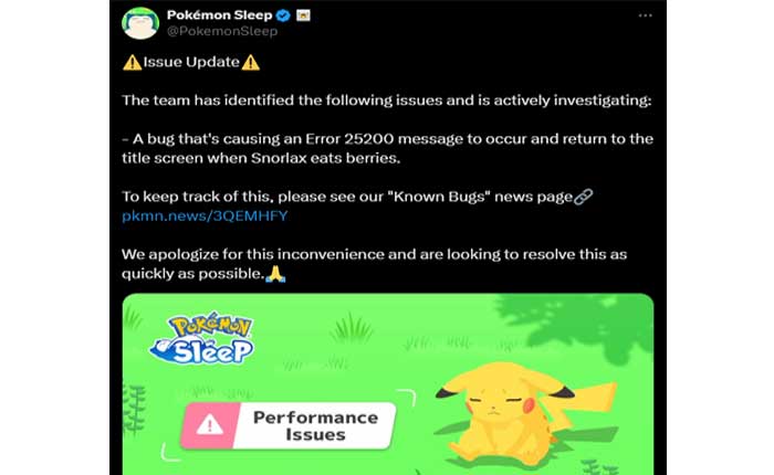 ポケモンスリープエラー025200を修正する方法
