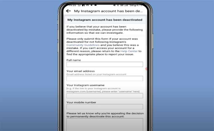 異議申し立てを提出した場合の解決方法 Instagram