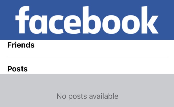 フェイスブックのエラー