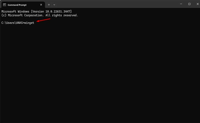 Winget を使用して CMake をインストールする方法