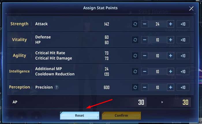 ソロ レベリング: Arise 統計ガイド 
