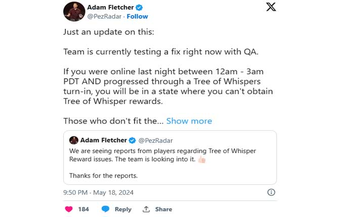 Diablo 4 Tree of Whispersが機能しない問題を修正する方法