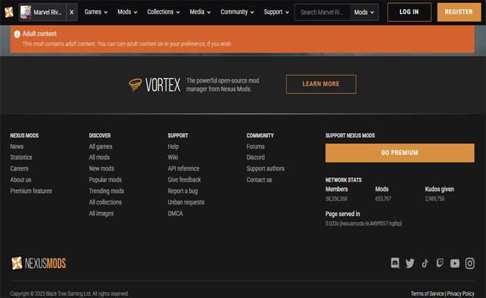 Marvel Rivals Modが機能しない