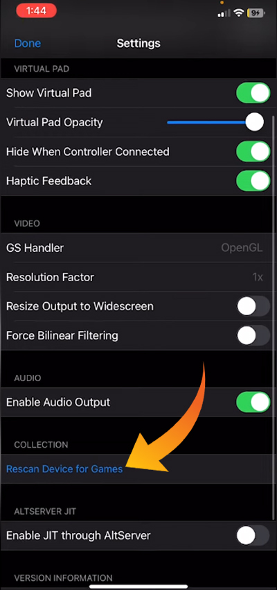 iOSでPS2ゲームをプレイします