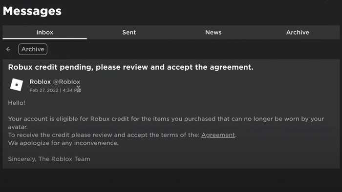 Robloxモデレートアイテムポリシー
