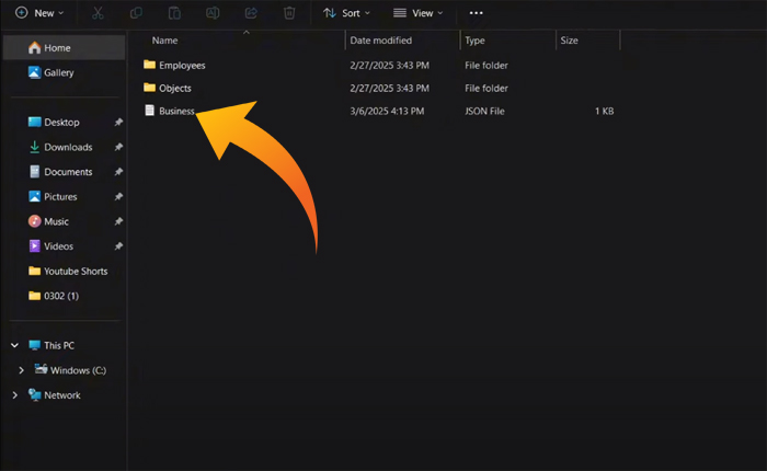 スケジュール1ですべてのビジネスのロックを解除します