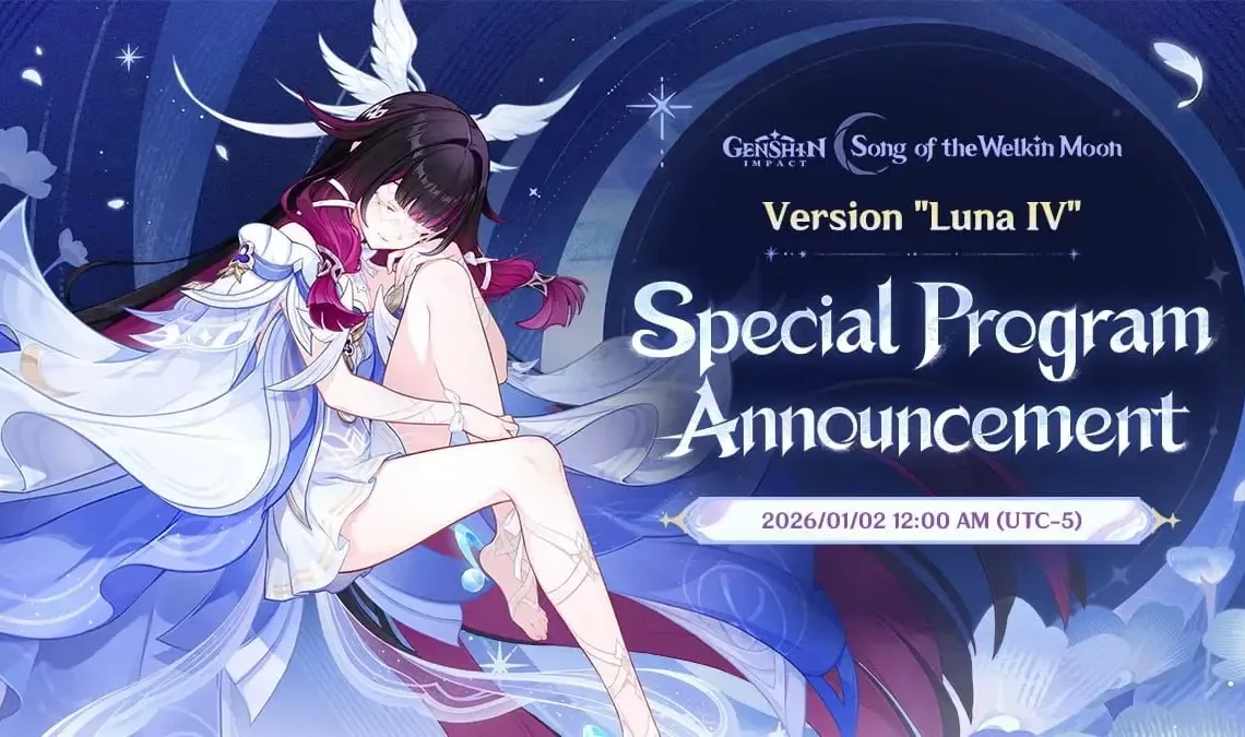 Genshin Impact 6.3「Luna IV」ライブストリーム: コード、日付、内容