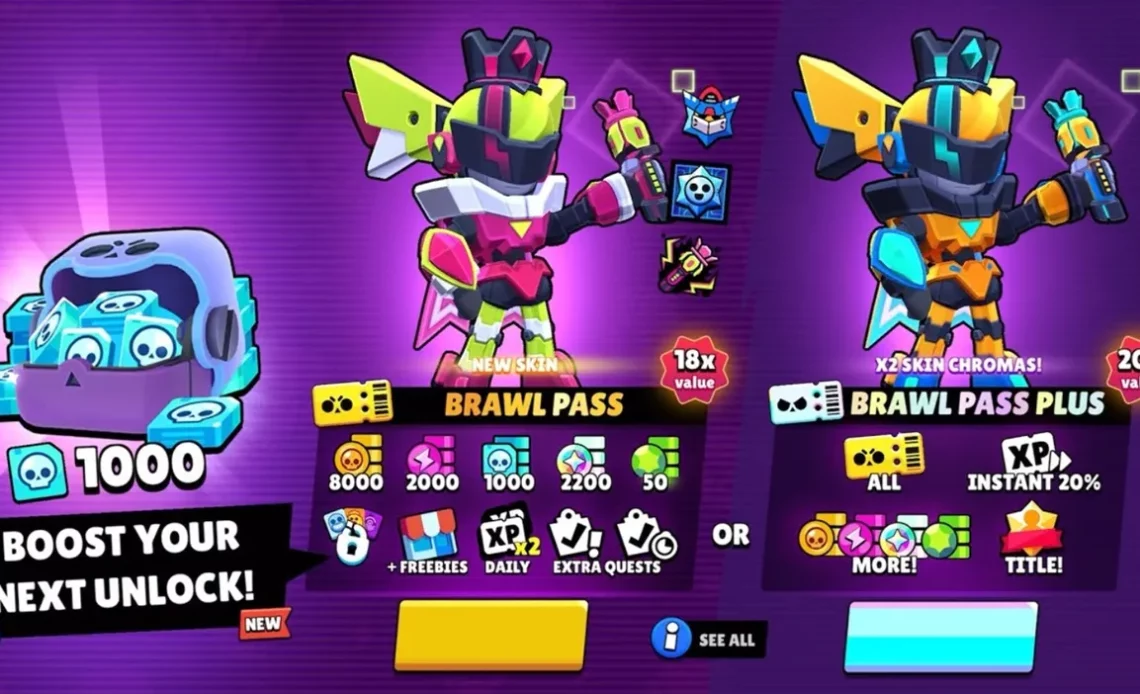 Brawl Stars シーズン 45 メクマ: すべてのスキンとアップデート